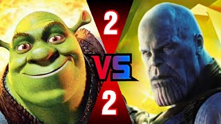 Shrek Vs Thanos 2 Drawing Cartoons 2
