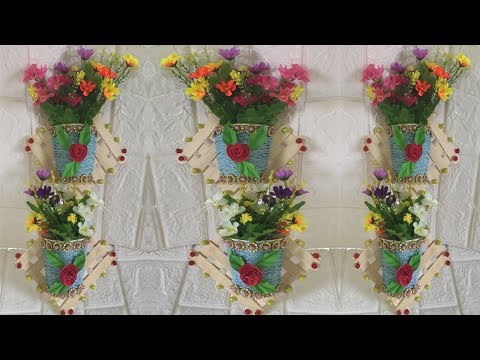 Hướng Dẫn Làm Lọ Hoa Treo Tường Bằng Que Đè Lưỡi