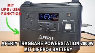 Powerstation 2000 Watt  Lifepo4 -Aferiy Portable Powerstation 2000 W - Was Kann Sie?