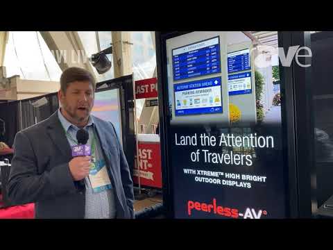 AVI LIVE: Peerless-AV Showcases Smart City Kiosk With Xtreme™ High Bright Outdoor Display