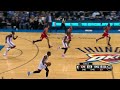 Serge Ibaka Blocks Joakim Noah Twice Leading to a Kevin Durant Three