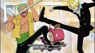 Sanji And Chopper Zoro Apologize To Robin