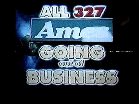 Ames Department stores closing commercial