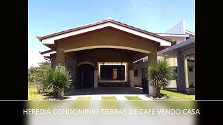 HEREDIA CONDOMINIO TIERRAS DE CAFÉ VENDO CASA $449.000