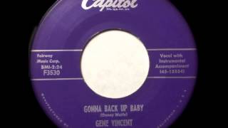 Watch Gene Vincent Gonna Back Up Baby video