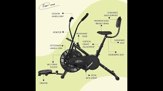 First Choice Air Bike Exercise Cycle Installation Model No.fc110Bst