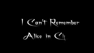 Watch Alice In Chains I Cant Remember video