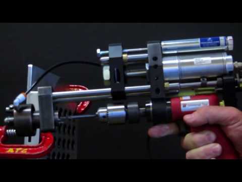 Pistol Grip Power Feed Drill Motor Demonstration