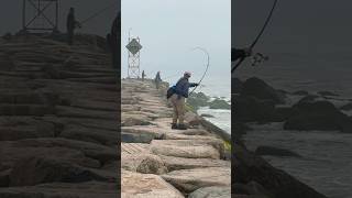 The Perfect Cast - Striped B Fishing The Jetty