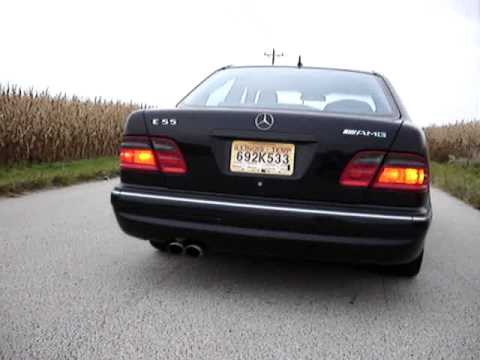 W210 Mercedes Benz E55 xpipe high flow cats exhaust one month update