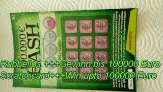Rubbeln und Gewinnen ++ 100000 Euro ++ German Scratchcards and Win