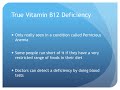 Vitamin B12 Deficiency Symptoms