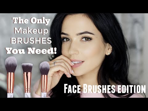 Face Makeup Brushes For Beginners | Start with just THREE Brushes! - YouTube