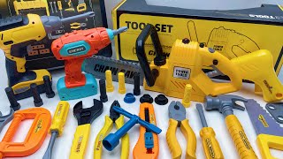 12 Min To Open The Box, Satisfied With The Electric Screwdriver, Screw Embly Toolbox Toy Review