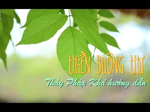 Thiền Buông Thư - Thầy Pháp Khả hướng dẫn