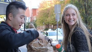 Just an asian guy picking up girls in college...