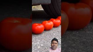 Asmr Crushing Frog And Tomatoes By Car Tyre