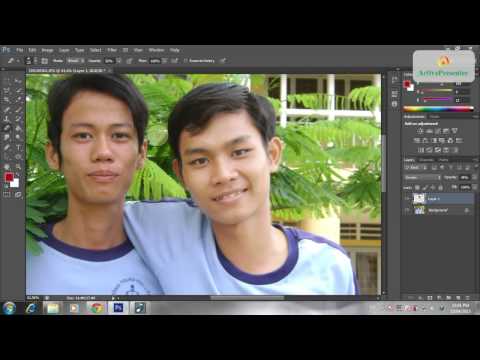 Làm Trắng Da Mặt Trên Photoshop CS6