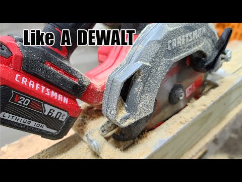Craftsman V20 Brushless 7-1/4" Circular Saw Review CMCS550B | IS IT A DEWALT?