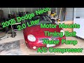 2000 - 2005 Dodge Neon Motor Mount, Timing Belt, Water Pump, A/C Compressor Removal Replace Repair