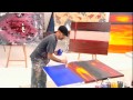 HOW TO PAINT ABSTRACT WALL ART Art lessons