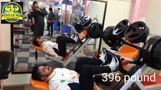 Leg Press 396 Pounds Workout By A.J.Fitness