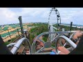 Gold Reef City Tower of TERROR roller coaster Front Row pov