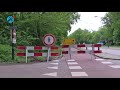 Fietspad Kennemerstraatweg van Alkmaar naar Heiloo afgesloten
