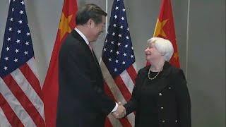 US Treasury Secretary Yellen, Chinese Vice Premier He start diplomatic meetings 