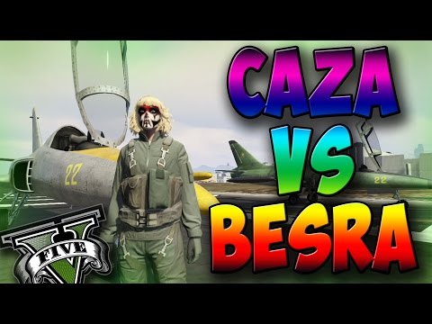 GTA V Online - Caza Vs Besra - Test de Velocidad - Nuevo Vehículo Aéreo - GTA 5 1.16