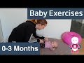 Baby Exercises and Activities #0-3 months - Arm to leg movements - Baby Development