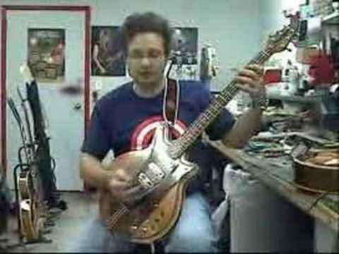 demo of custom crafted 47 piece Brian May Red Special