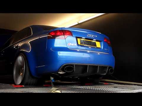 Audi RS4 B7 with Driving Passion diffuser at MRC Tuning