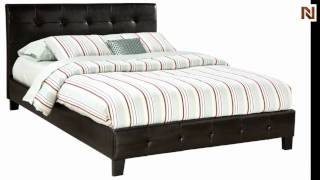 Rochester King Upholstered Bed - Pleated Black 92033-34 By Standard Furniture