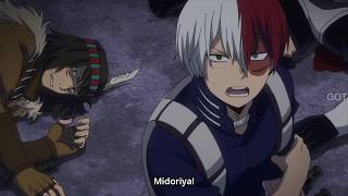 My Hero Academia Midoriya & Todoroki vs Hero Killer Stain (English Sub)