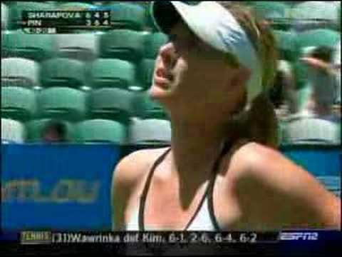 Sharapova Curses Umpire