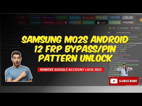 Samsung M02s Android 12 Frp Bypass/Pin pattern Unlock Samsung M02s Android 12 Frp Bypass/Pin pattern Unlock