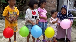 Surprise Coklat Karakter, Choki Choki , Silverqueen Dalam Balon Finger Family Song Indonesia