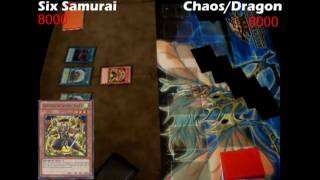 Yugioh Duel: Six Samuari vs Chaos / Dragon - Round 2