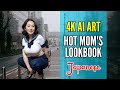 【AI ART】Hot Mom's Japanese Pretty Elegant Women  - Ai Lookbook Girl,ai sexy girl,bbw