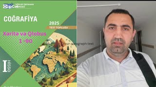 Roman Yusubov Coğrafiya Test Toplusu L Hissə 2025 - Xəritə Və Qlobus 1 - 90