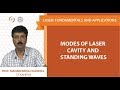 Modes of LASER cavity and standing waves