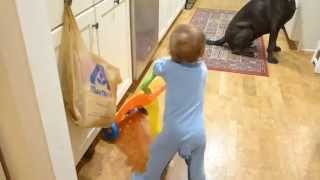Ryan Trying Out His 1St Birthday Present Part 2
