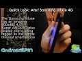 Quick Look AT&T Samsung Infuse 4G By AndroidSPIN at CES 2011