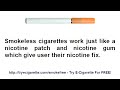 Smokeless Cigarettes Free Trial