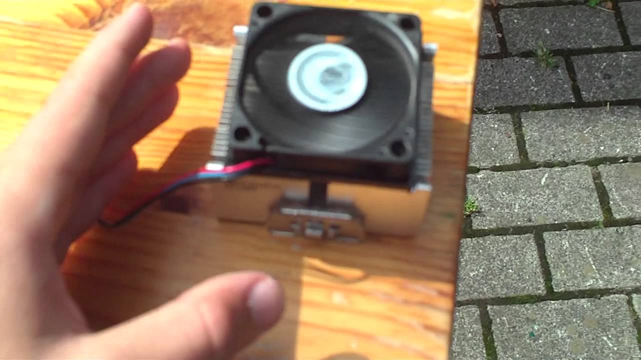 Pc Fan on 12V Solar Panel (6w) 3500-4000 Rpm - YouTube