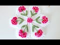 YENİ KARANFİL LİF MODELİ 🌸 knitting carnation flower 🌸Tasarım 👉  @sevilayuysallifleri