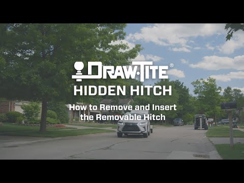 How-To | Remove & Insert the Removable Hitch | HIDDEN HITCH® Series by Draw•Tite®
