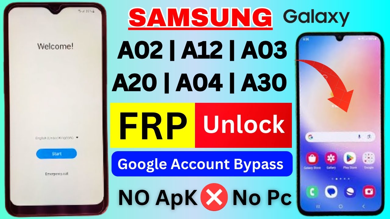 Samsung A02,A12,A03,A20,A04,A30 Frp Bypass 2024 | All Samsung A02,A12,A03,A20,A04,A30 Frp Bypass 2024 | All