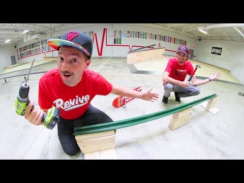 How to Build A Skate Rail For $50.